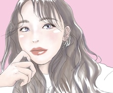 お写真の代わりに＊おしゃれな似顔絵お描きします SNSのアイコン、誕生日プレゼントやインテリアにも◎