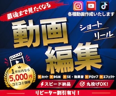 ショート動画｜YouTube動画 編集いたします イメージ1
