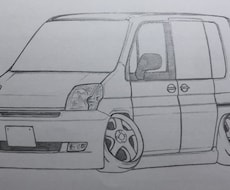 カスタムカーや多種多様なカーイラストを描きます イメージ1