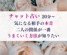 彼の気持ち・今後の関係を鑑定します イメージ1
