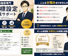 介護施設の目標設定を作成します イメージ1