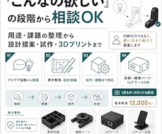 写真・寸法から専用パーツを設計・3Dプリントします イメージ1