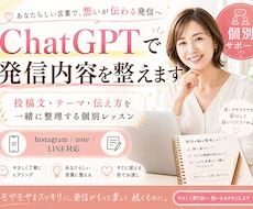 AIで発信内容を一緒に整えます イメージ1