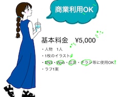 商業利用OK！| シンプルイラスト描きます イメージ1