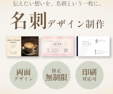 両面・印刷可│あなたらしさが伝わる名刺を作ります イメージ1