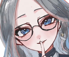 女の子や男の子の顔だけで魅力的なアイコン描きます イメージ1