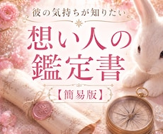 想い人の心の鑑定書を✴️簡易版✴️にて作ります