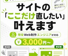 現役エンジニアがサイトの修正・不具合を解決します 即日対応可◎ちょっとした修正もお気軽に