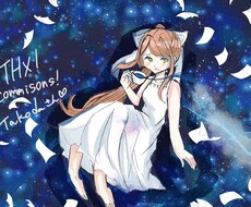 かわいい女の子、夢絵等描きます かわいい女の子をメインに描いています。