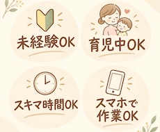 スマホでできる簡単な作業を丁寧に代行します イメージ1