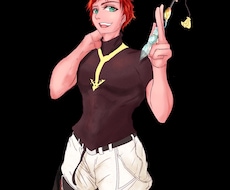 オリジナルキャラクターの作成します あなたが考えるイメージでSNSで戦おう！！立ち絵を作る！