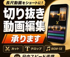 視聴者を惹きつける切り抜き動画を作ります イメージ1