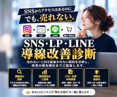 SNS・LP・LINEの集客導線を診断します イメージ1