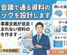 会議で通る資料・企画のロジック設計します イメージ1