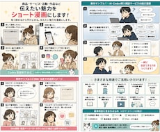 商品・サービス紹介をショート漫画にします イメージ1
