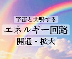 エネルギー回路を点検・開通し受け取る力を高めます ヒーリングや豊かさを受け取りやすい体に調整☆脱・停滞感！