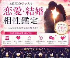 恋愛・結婚相性を詳しく鑑定します イメージ1