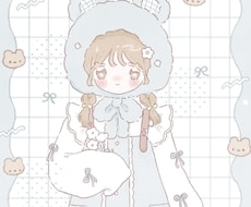 ふわふわしたあたたかみのあるイラストお描きします イメージ1