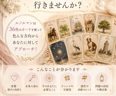 ルノルマンであなたの知りたいことをみます イメージ1