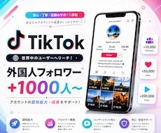 TikTokのフォロワーを増やします イメージ1
