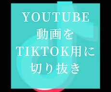 元動画をTikTok用動画に！！ます イメージ1