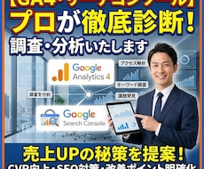 GA・サーチコンソールによる調査、分析いたします イメージ1