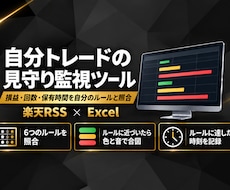 自分トレードの見守り監視ツール！見える化します イメージ1