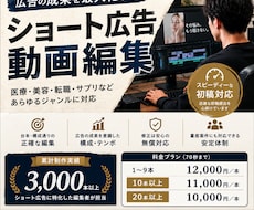 売上につながるショート広告動画を編集します イメージ1