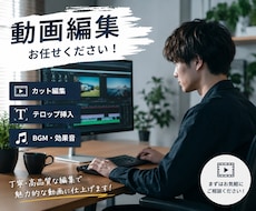 ショートロング問わず動画の編集致します イメージ1