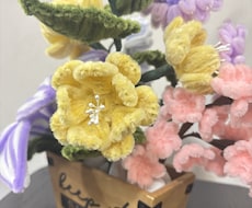 生活を彩る、心温まるお花を制作します プレゼントやお祝いに想いが伝わる枯れないふわふわのお花