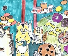 可愛い×鮮やか☆ポップな一枚絵を制作します イメージ1