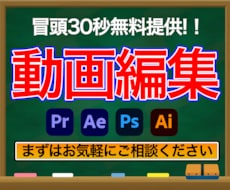 YouTube向け動画編集致します イメージ1