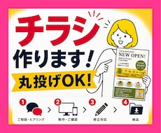 丸投げOK! 売れる・伝わるチラシ作ります イメージ1