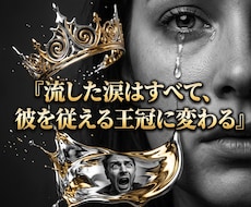 雑な扱いの因縁を解き彼の魂を深い愛へ引き込みます 都合よく消費される夜は終結。高次波動で彼が熱狂する特別席へ
