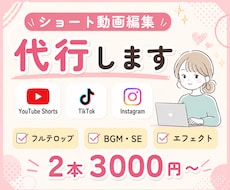 SNS発信したい方へ ショート動画編集を代行します イメージ1