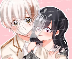単体・夢絵アイコン・ヘッダー制作しています かわいい・ゆふるわ・ほんわか・水彩系中心に制作お描きします！
