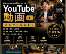 YouTube動画を撮影編集します イメージ1