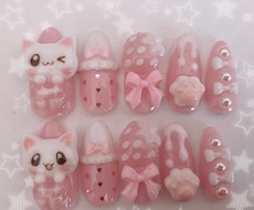 女児向けのネイルチップを作成します イメージ1