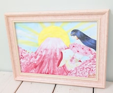 メッセージ付のアート作品を届けます イメージ1