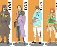 探索者などキャラクターデザインします イメージ1
