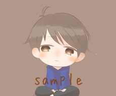 SNS等で使えるゆるいミニキャラアイコン描きます イメージ1