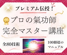選ばれるプロの気功師に！現代気功完全80技講座ます 情報空間を書き換えて気功の本質までわかる100冊超のテキスト