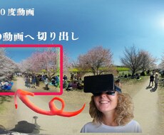 VR360度動画から指定視界部分を２D化致します イメージ1