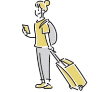 複数目的地可能！旅行スケジュールを作成しますます 女子旅・グループ旅に！2泊3日まで基本料金　長期旅行も大歓迎