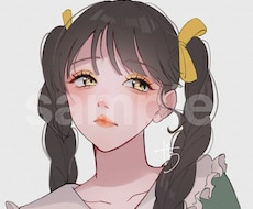 先着3名限定【特別価格】アイコンイラスト描きます 女の子が得意です 実績作りのため限定価格です