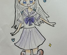 女の子専門！キラキラ可愛いイラスト制作します イメージ1