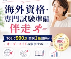 海外資格・専門試験に挑む方の個別サポートします イメージ1
