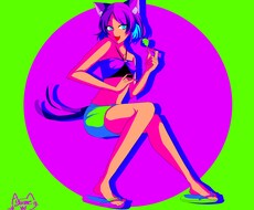 キラキラ＆彩度高め☆アイコン用イラスト制作します イメージ1