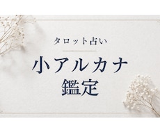 タロットの小アルカナを用いて具体的に質問に答えます イメージ1