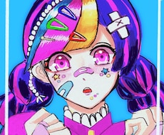 絵柄寄せ可！個性的なイラスト制作します